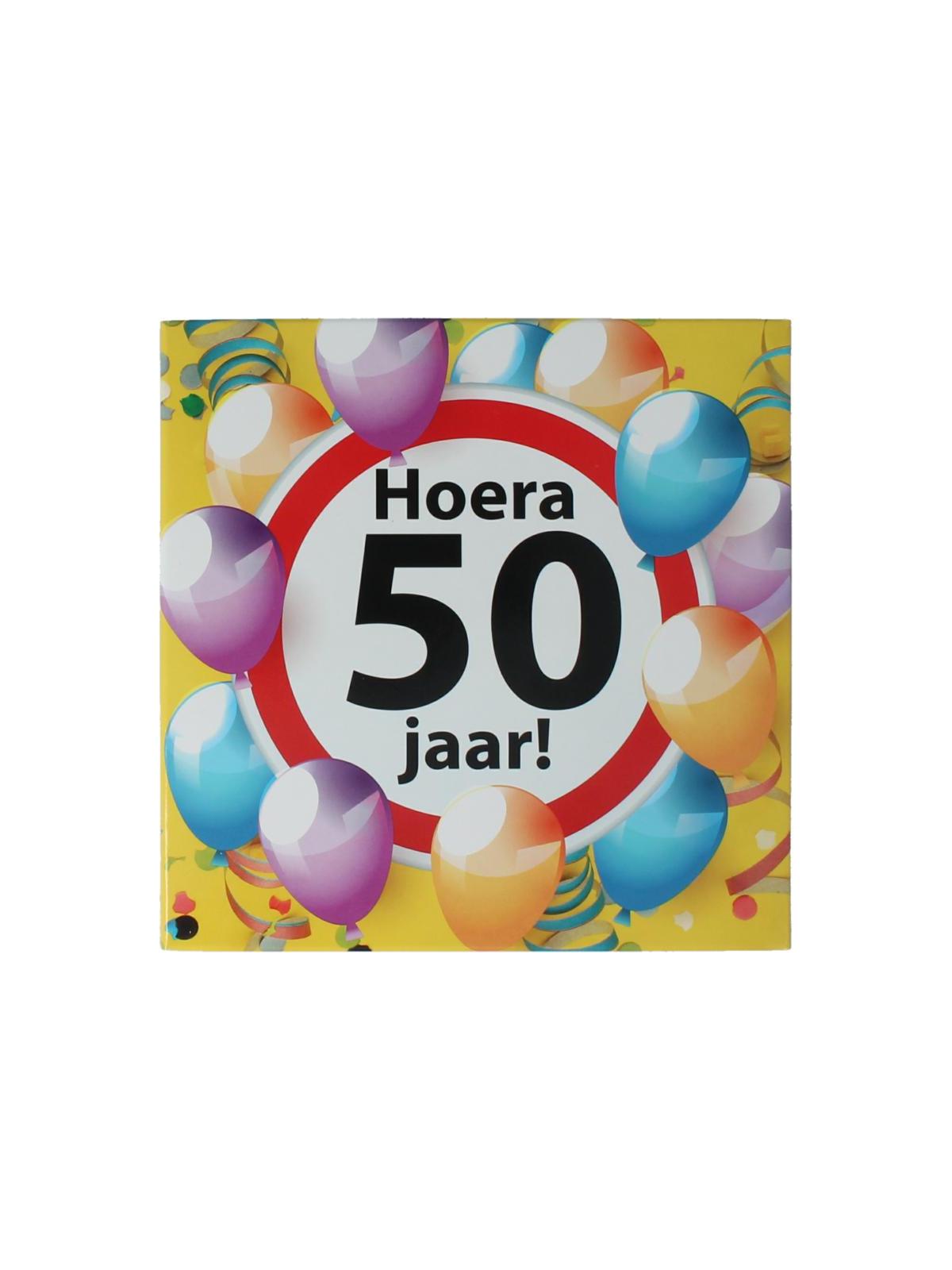 tablet hoera 50 jaar