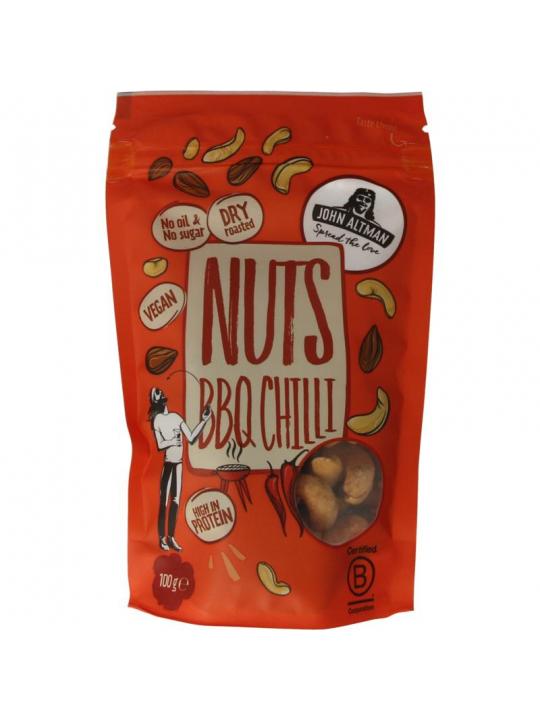 Dry roasted mixed nuts BBQ chilli