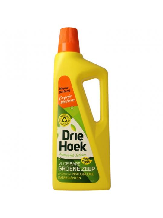 Vloeibare groene zeep oranjebloesem