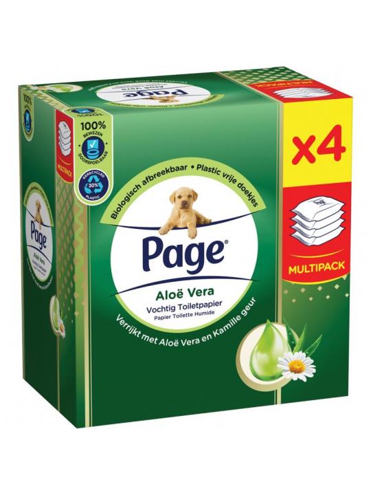 Vochtig toiletpapier aloe vera