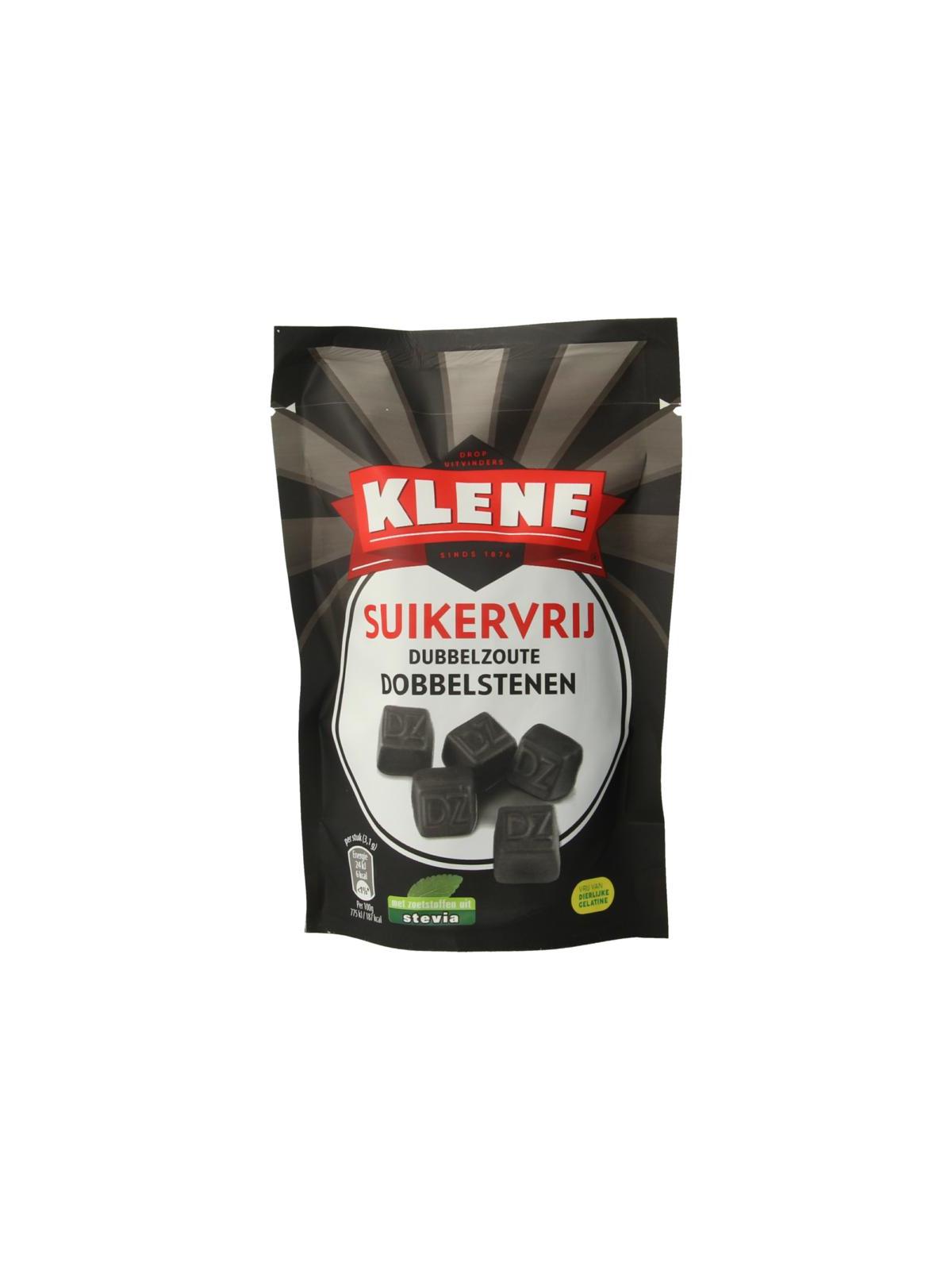 Dubbelzout dobbelstenen suikervrij zakje