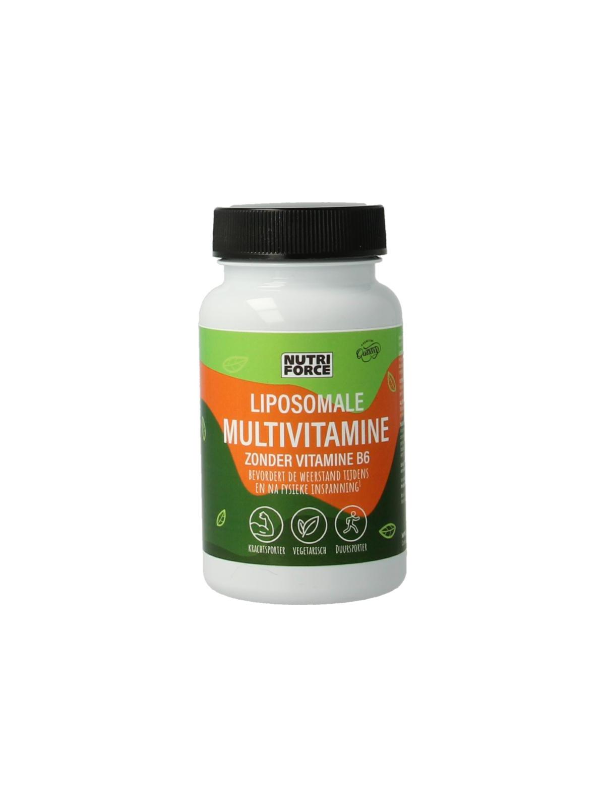 Liposomale multivitamine zonder vitamine B6