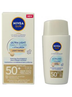Sun face daily fluid SPF50 tint light