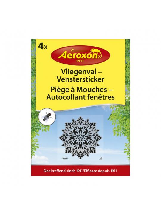 Vliegenval venstersticker