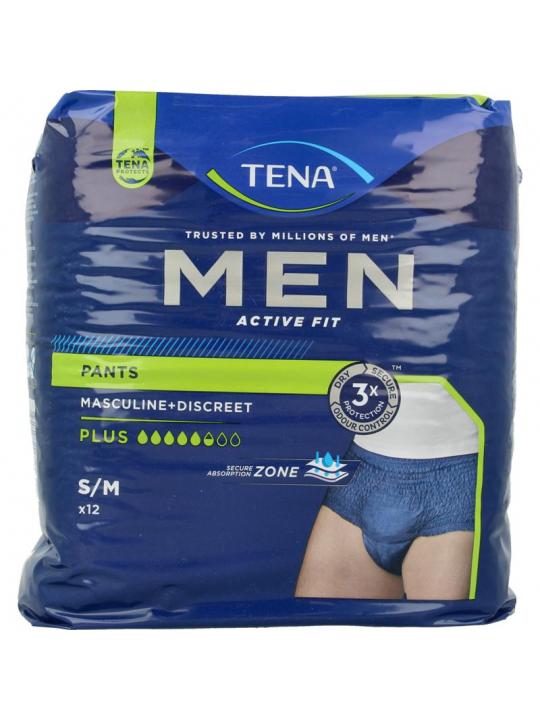 Men active fit pants plus S/M