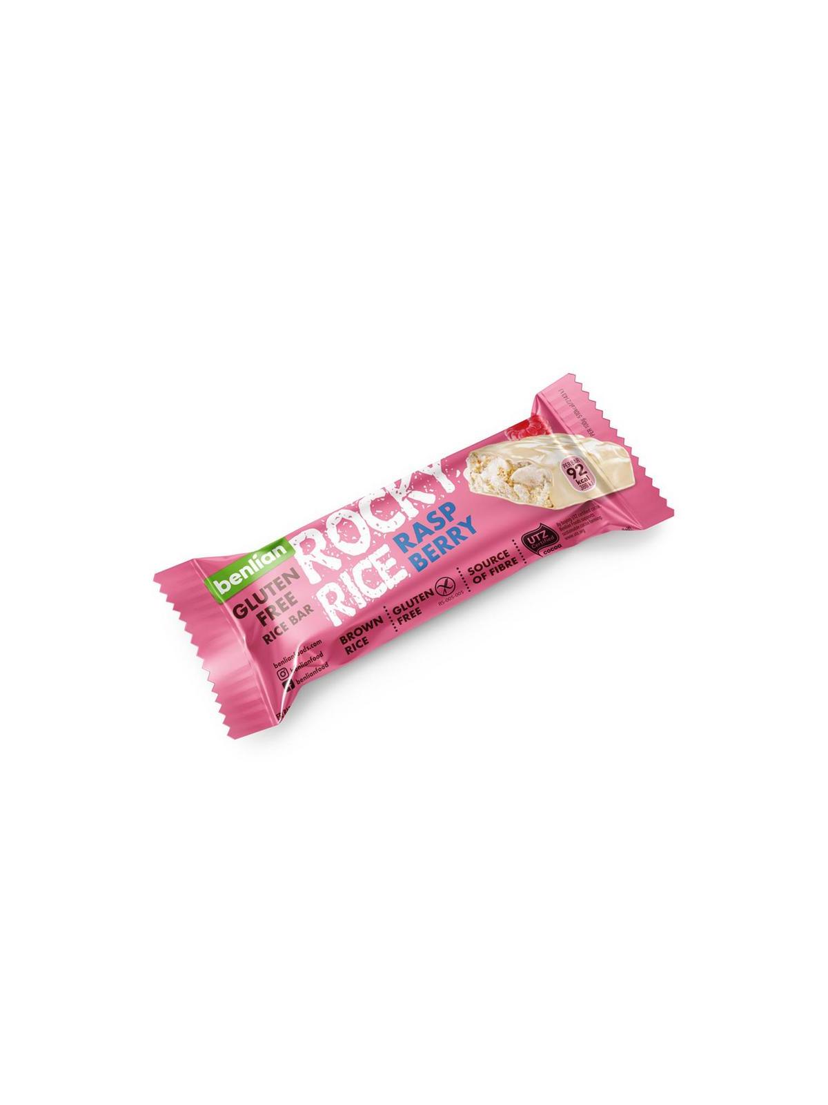 Rocky rice raspberry bar glutenvrij