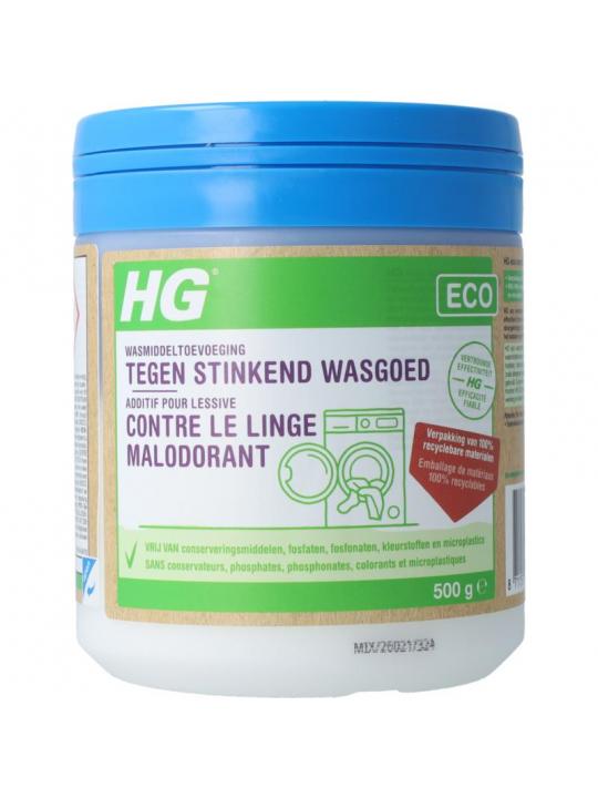 Eco wasmiddeltoevoeging stinkend wasgoed
