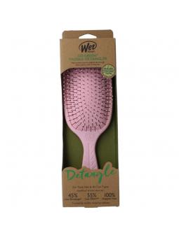 Go green paddle detangler pink