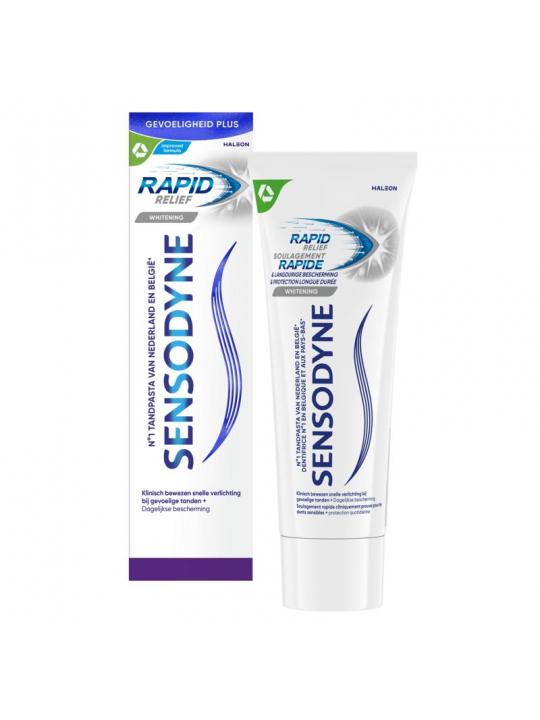 Tandpasta rapid relief whitening