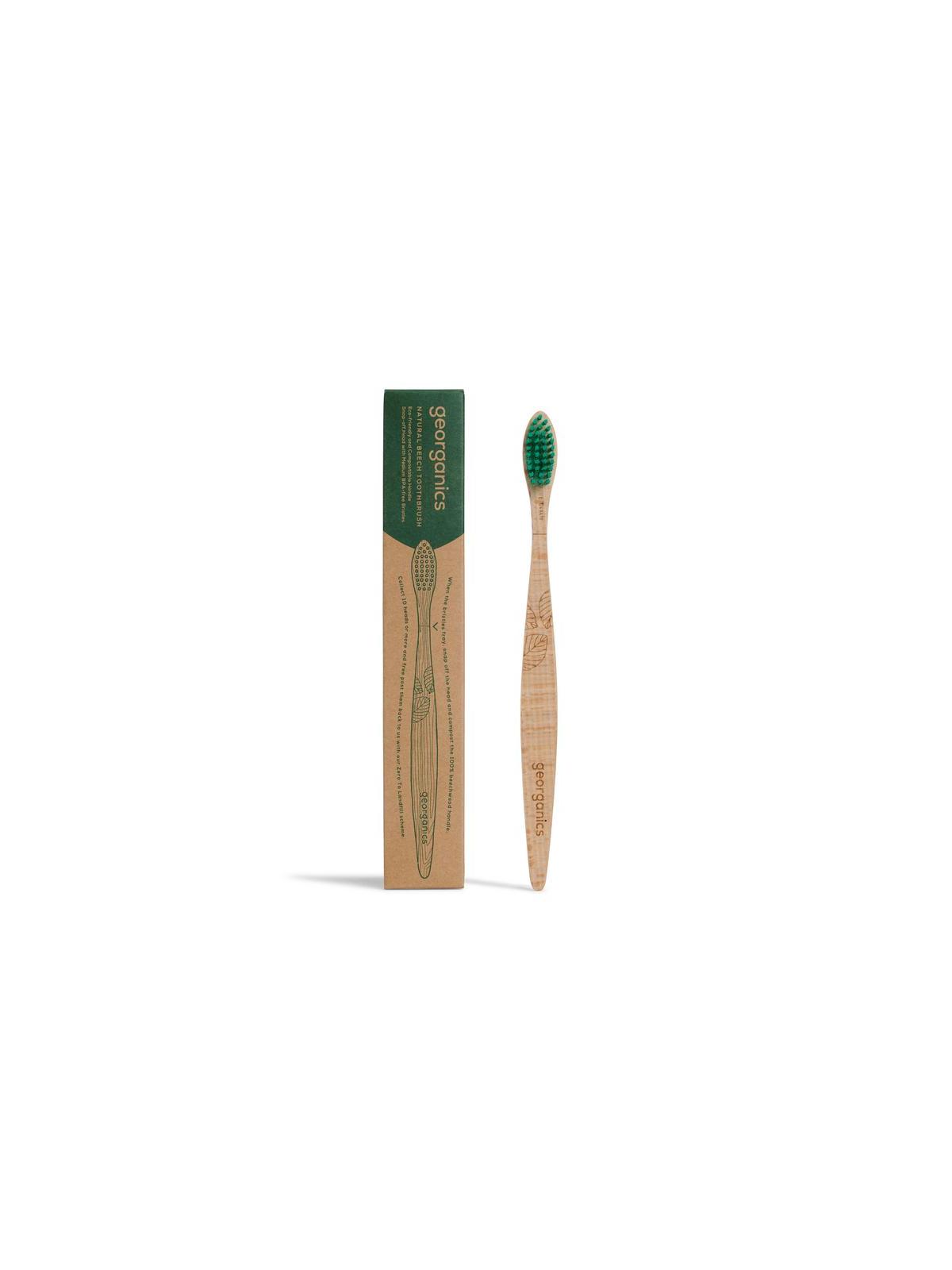 Toothbrush medium beechwood