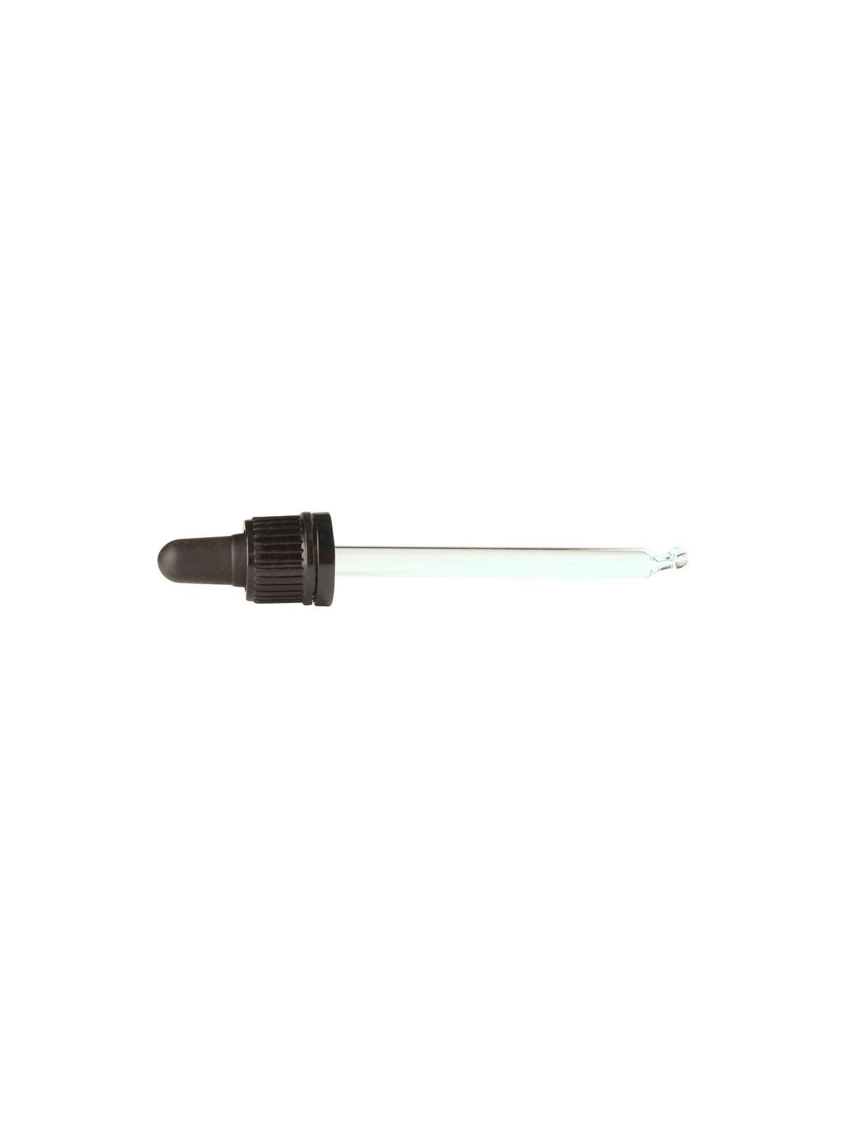 Pipet glas zwart 100ml
