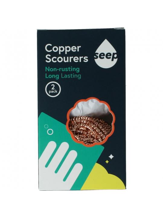 Koperen schuursponzen