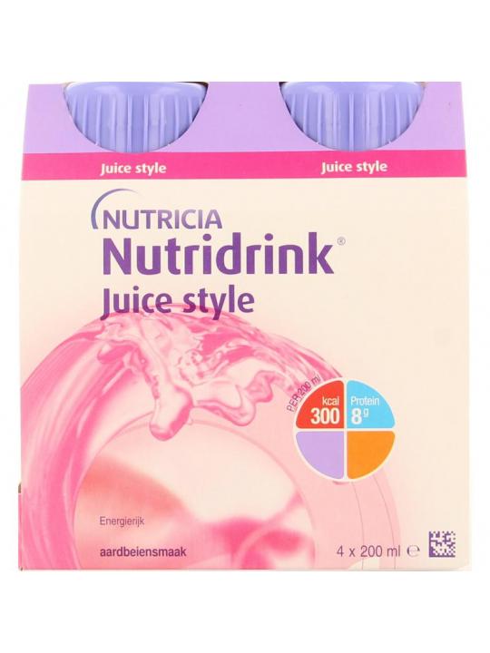 Juice style aardbei 200ml