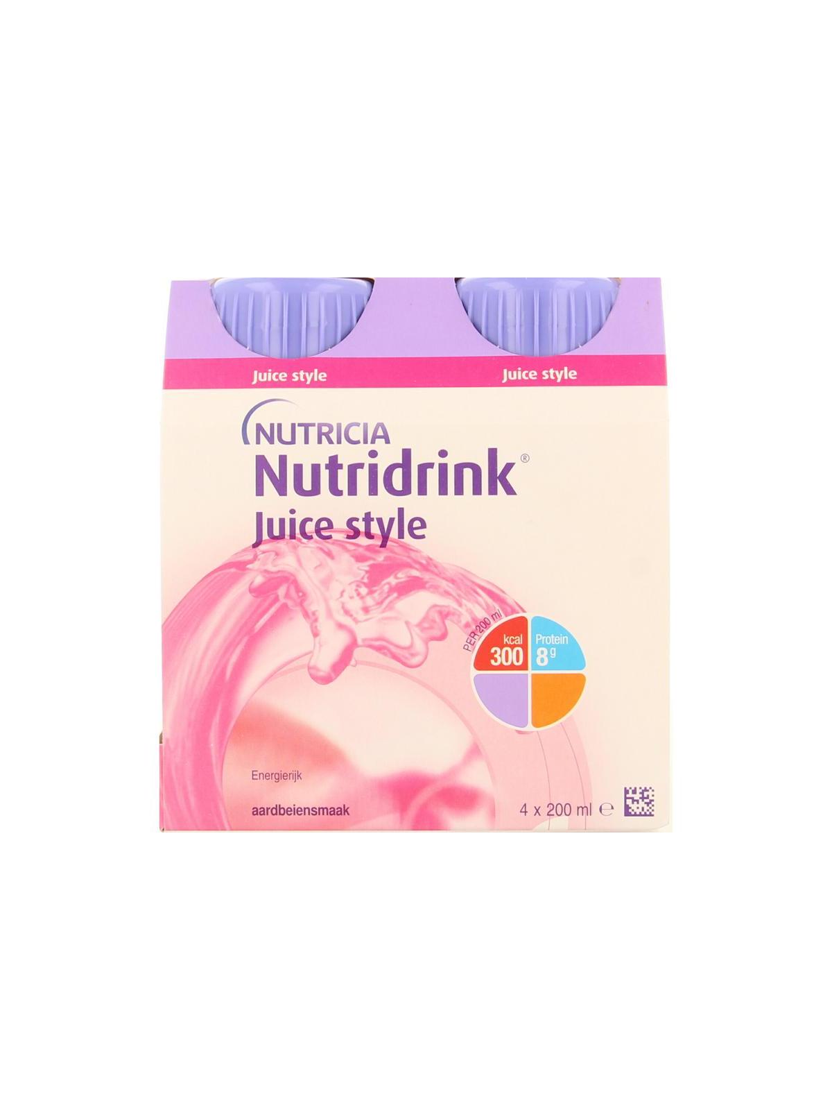 Juice style aardbei 200ml