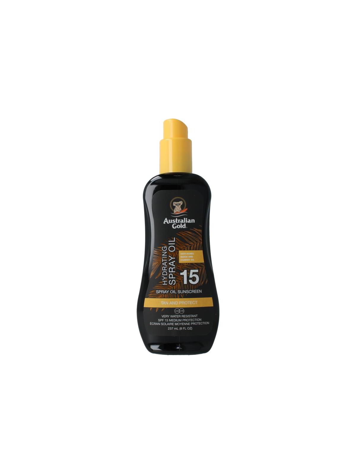 Spray oil SPF15
