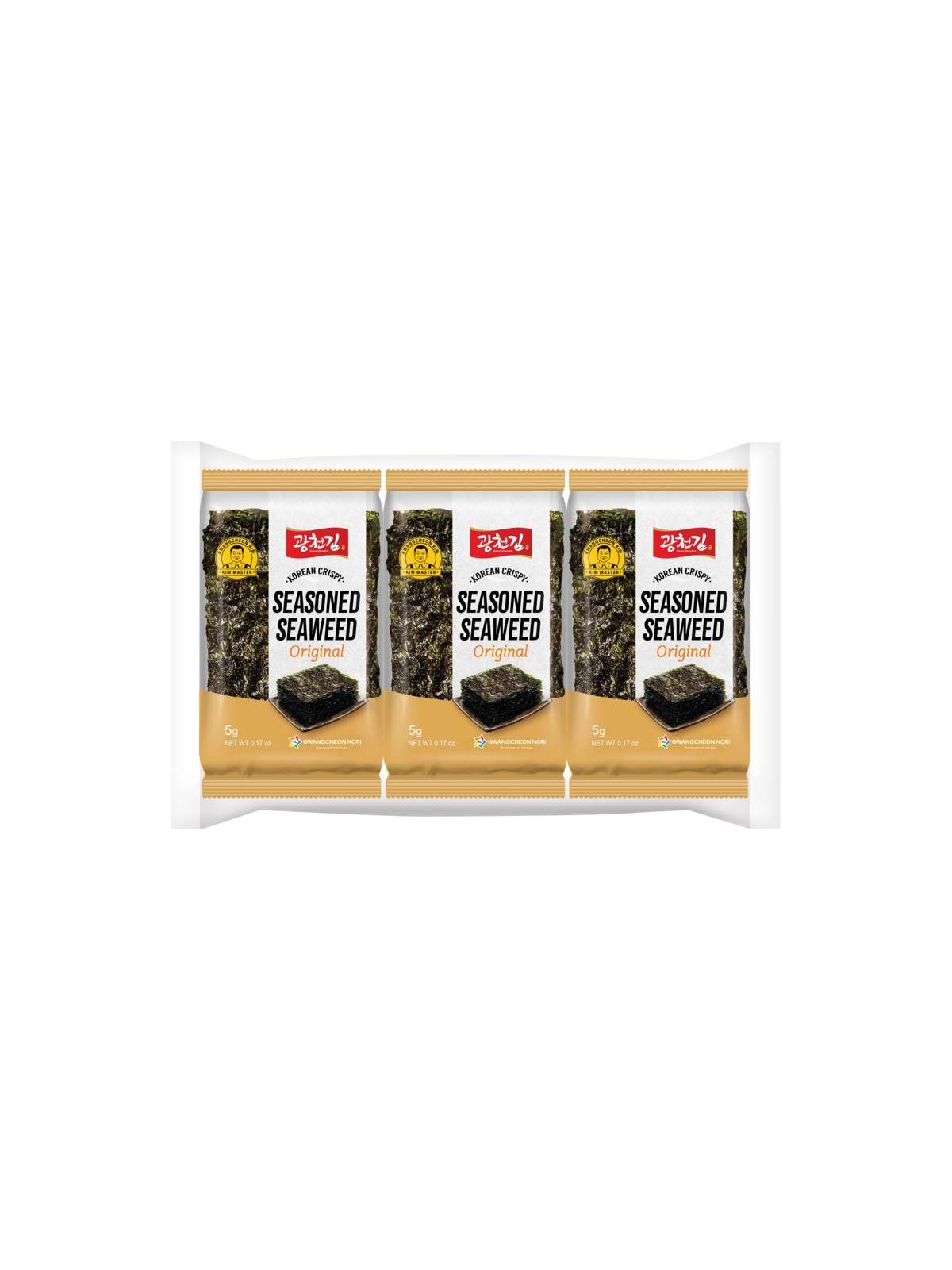 Zeewier snack original 3x5 gram