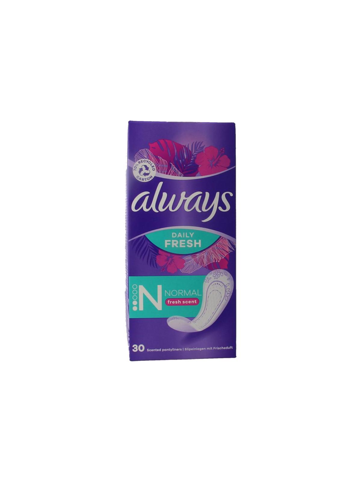 Inlegkruisjes daily fresh normaal & scent