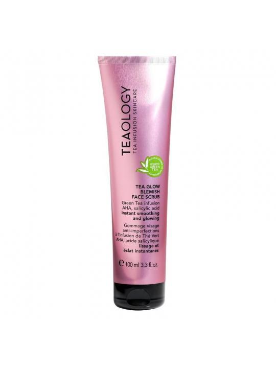 Tea glow blemish face scrub
