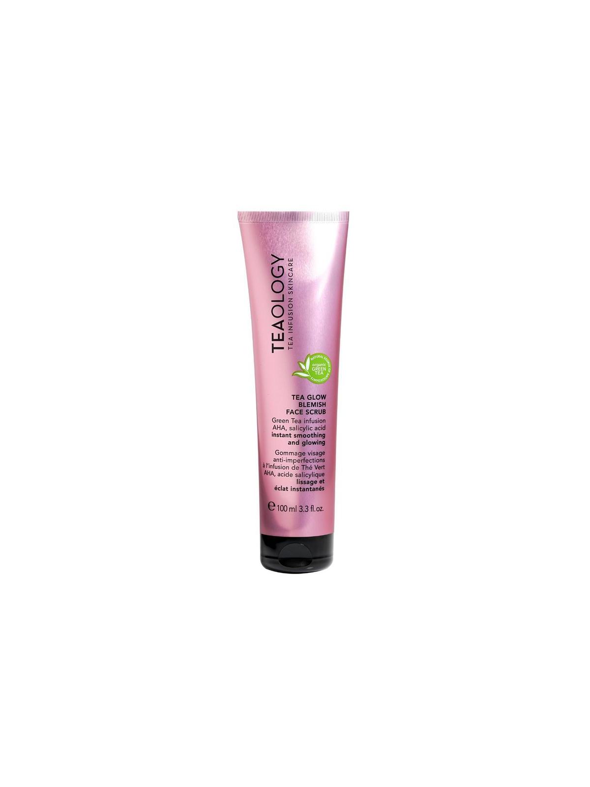 Tea glow blemish face scrub