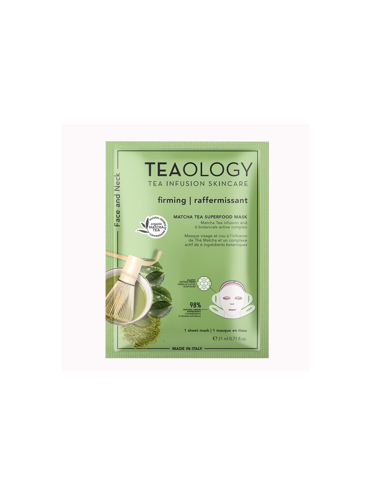 Matcha tea superfood mask