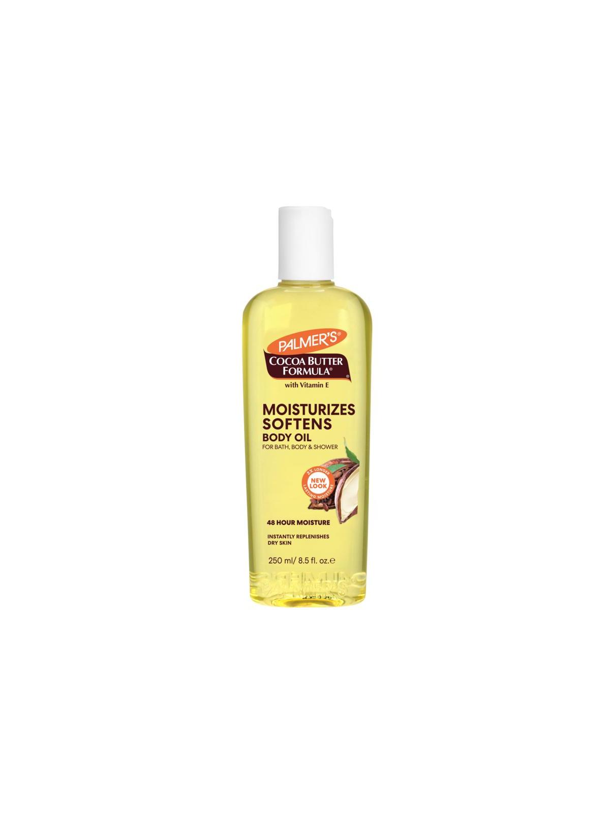 Cocoa butter formula moisturizing body oil