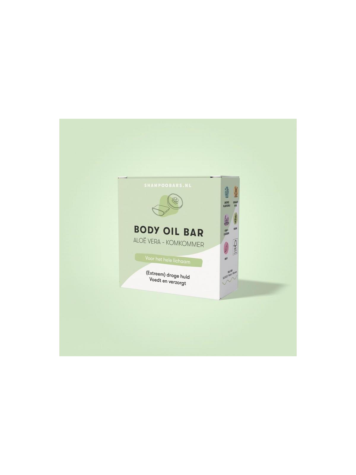 Body oil bar aloe vera & komkommer