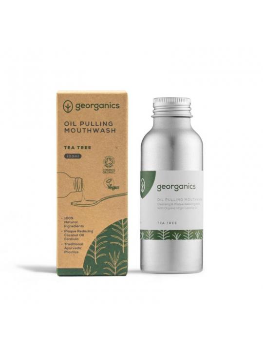 Mouthwash oilpulling tea tree