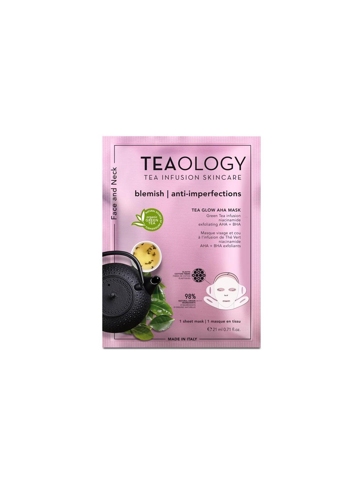 Tea glow aha mask purifying