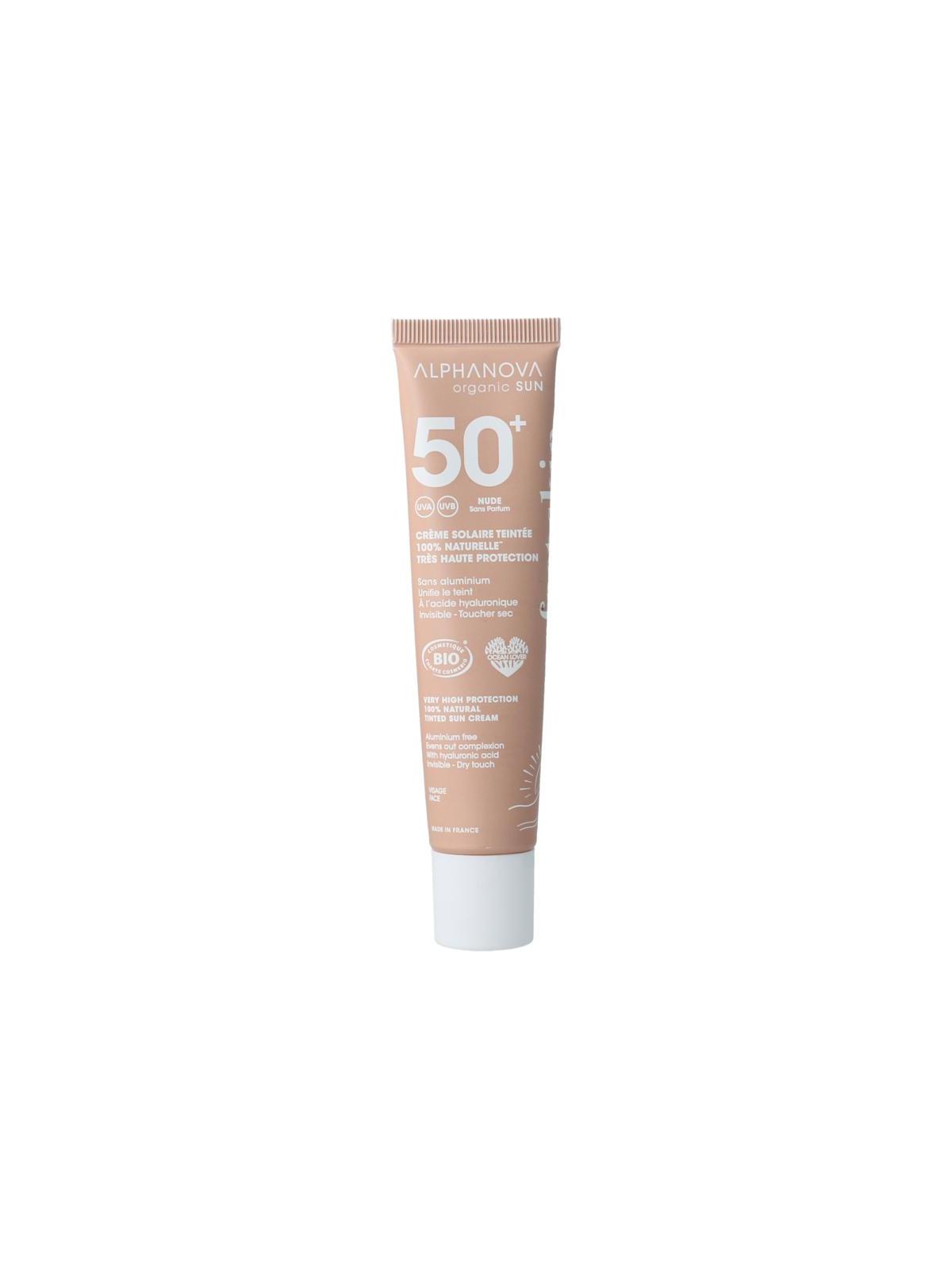 sun face tinted cream light