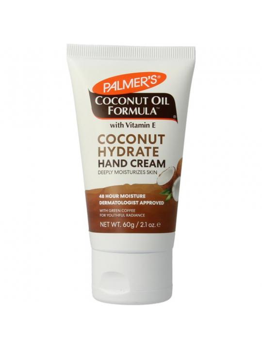 Coconut oil formula hand cream tube