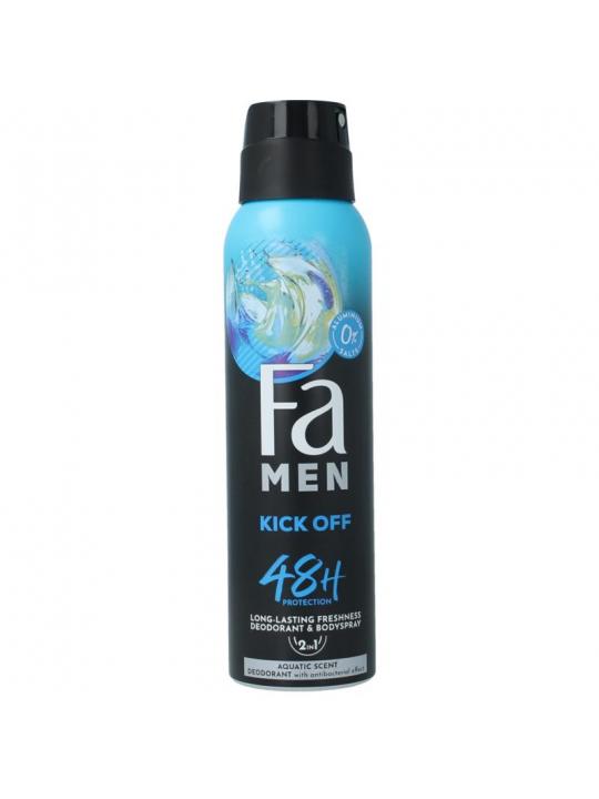 Deodorant spray men kick off