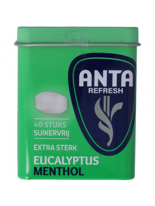 Refresh eucalyptus menthol extra sterk suikervrij