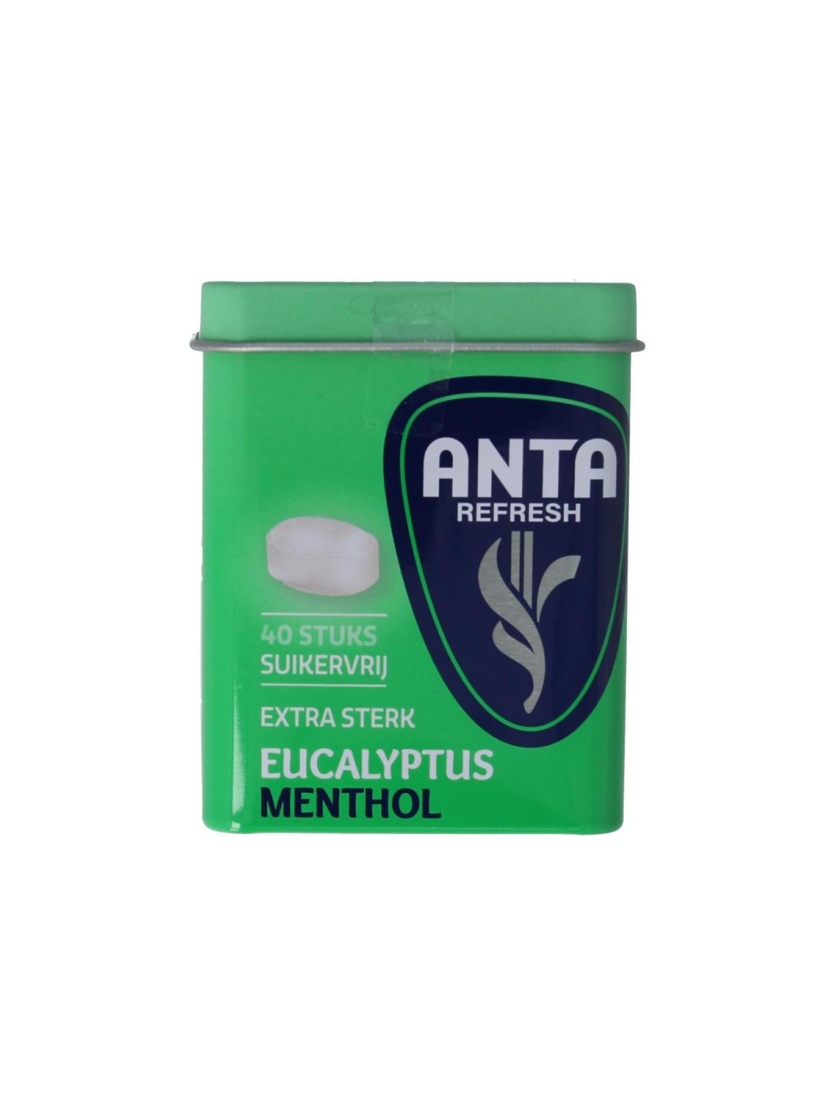 Refresh eucalyptus menthol extra sterk suikervrij