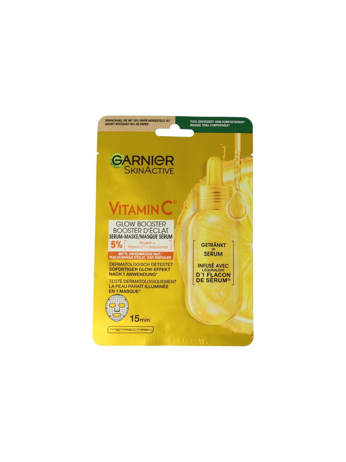 SkinActive vitamine C sheet mask