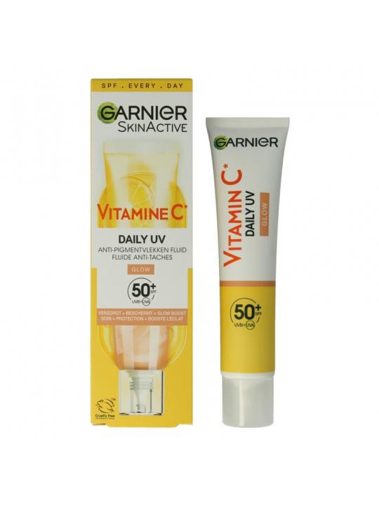 SkinActive vitamine C glowy UV fluid SPF50+