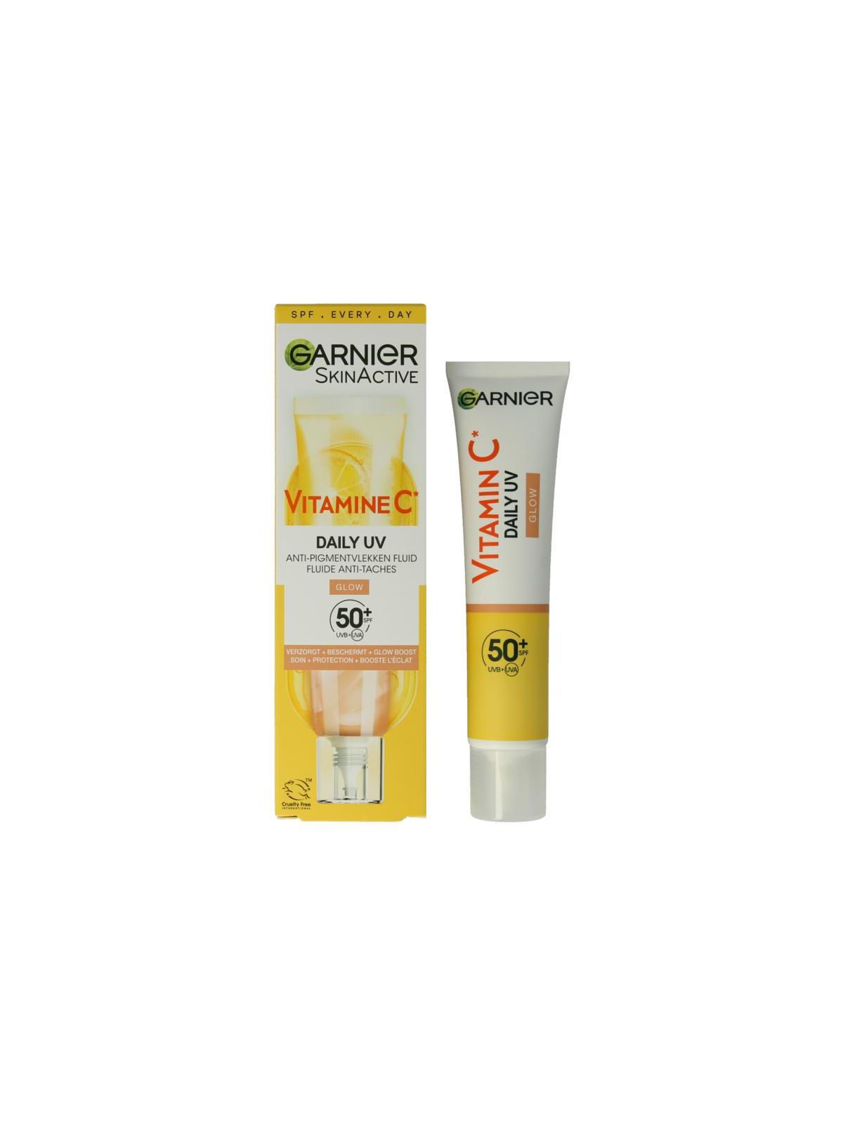 SkinActive vitamine C glowy UV fluid SPF50+