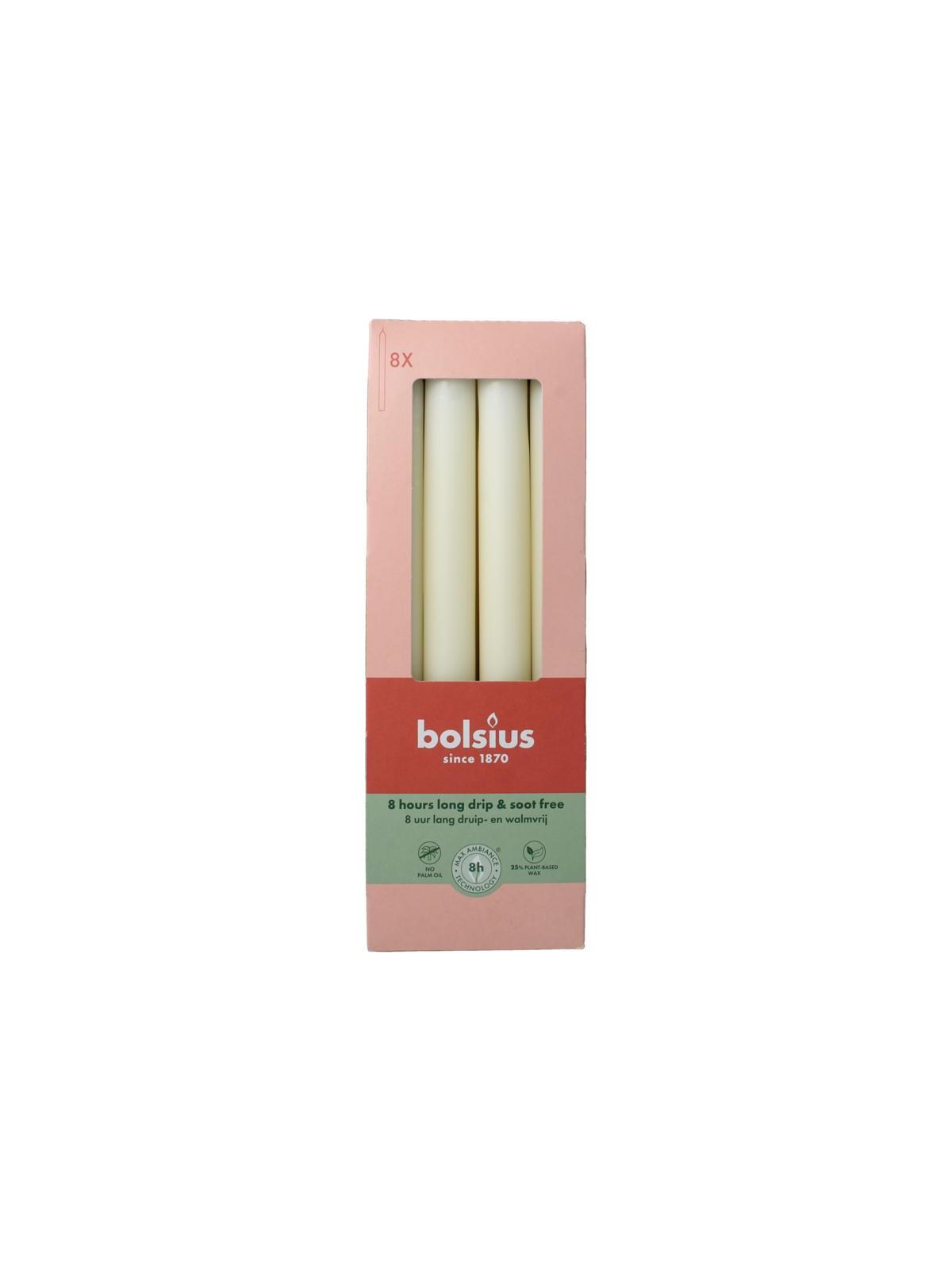 Dinerkaarsen 230/20 soft pearl