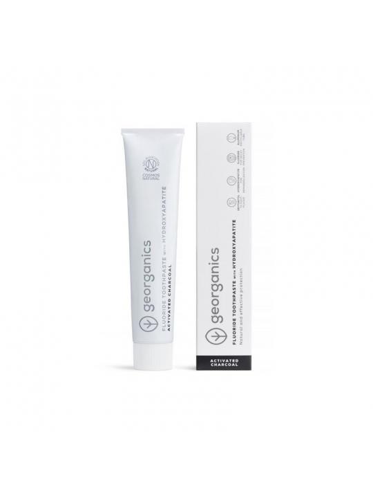 Toothpaste fluor charcoal tube