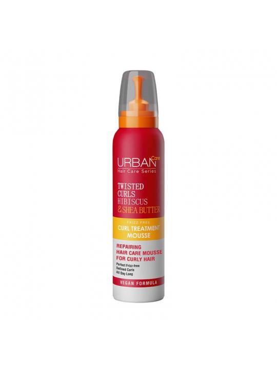 Hibiscus & shea butter curl treatment mousse