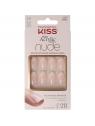 French nude acrylic nails graceful