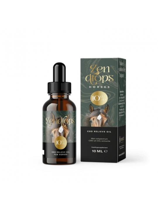 CBD olie paarden 10% hennepzaadolie