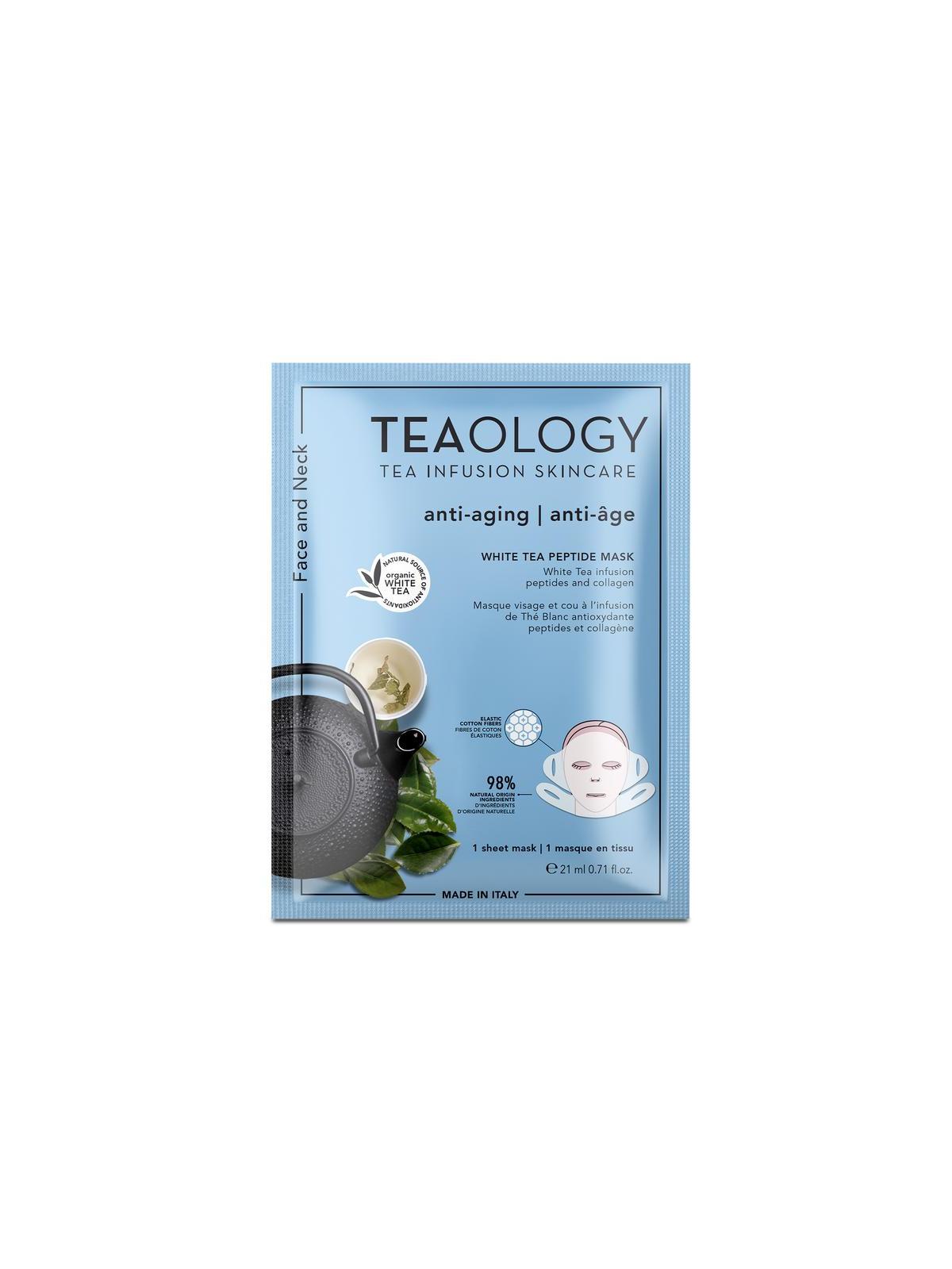White tea peptide mask