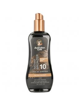 Spray gel met bronzer SPF10