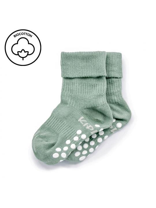 Blijf baby sokken antislip 18-24 mnd pale green