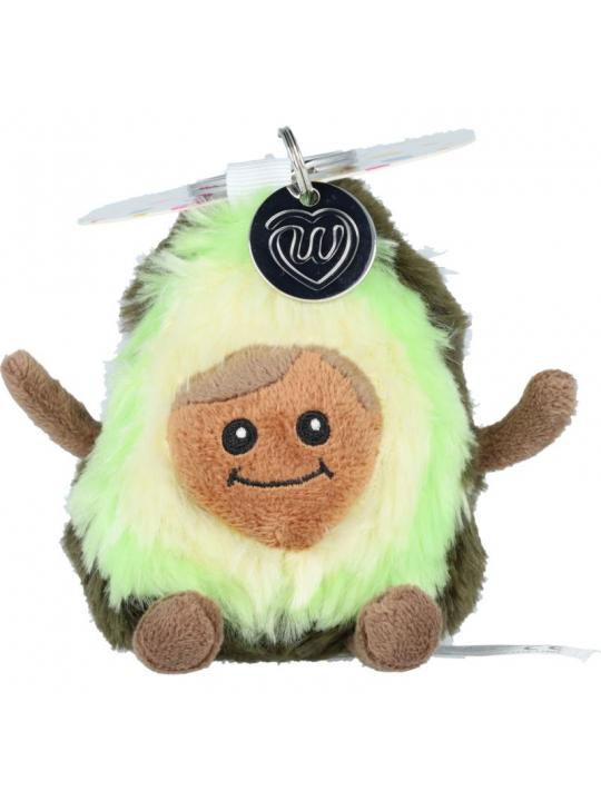 Warmies sleutelhanger avocado