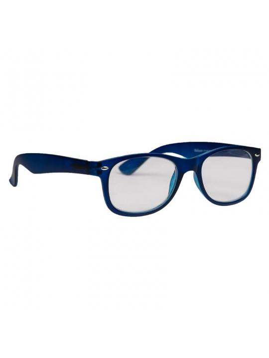Leesbril wayfarer mat blauw +1.00