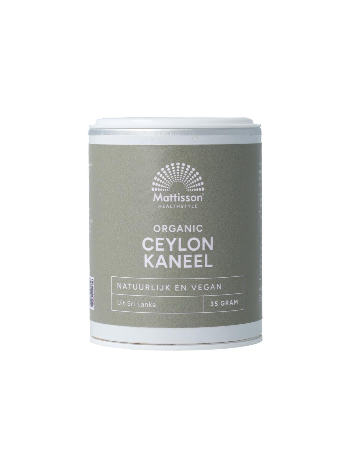 Mattisson organic ceylon kaneel