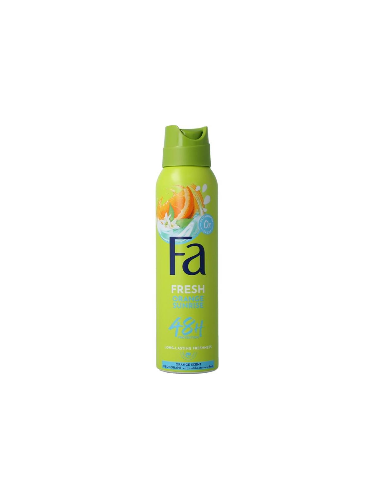 Deodorant spray orange sunrise