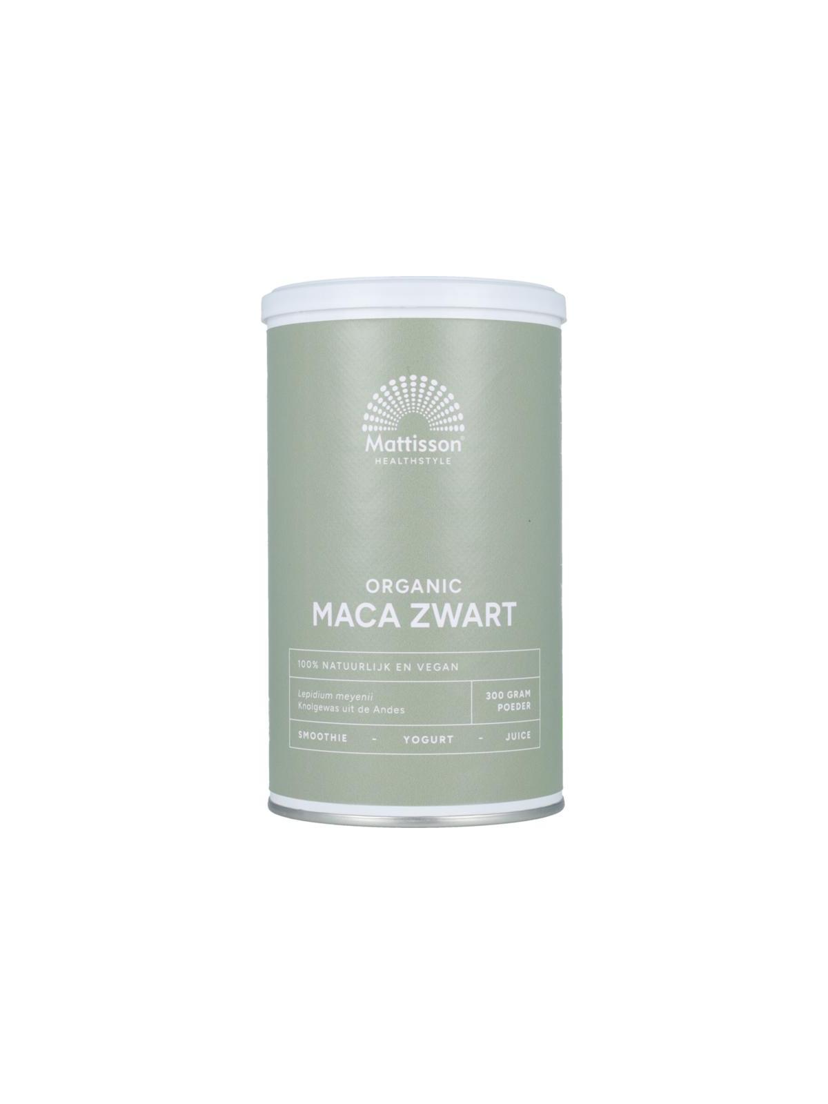 Mattisson organic maca zwart bio