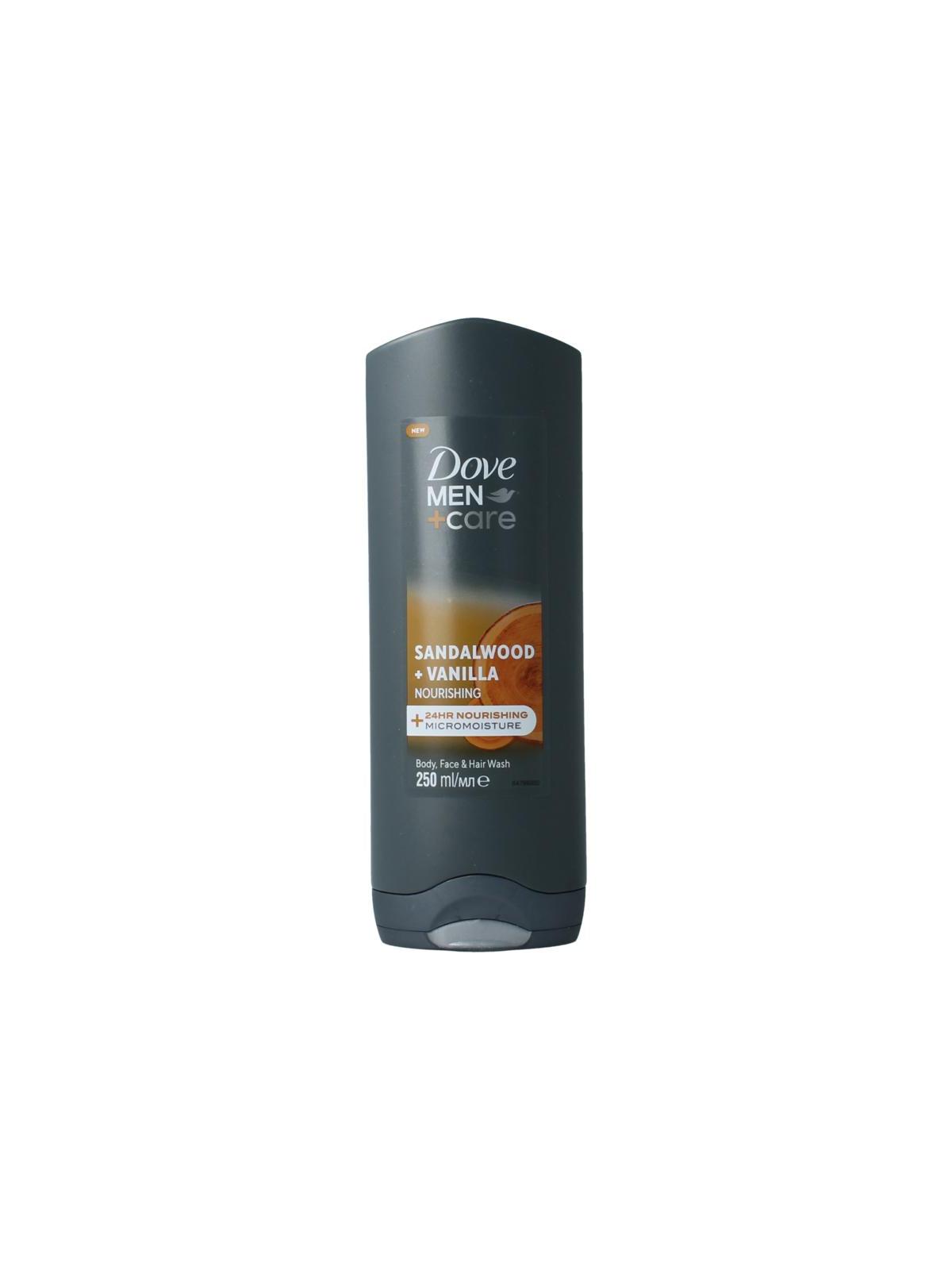 Showergel men sandalwood & vanilla
